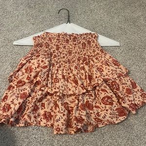 Floral Tiered Skirt - Size XS (Fits XS-Large)